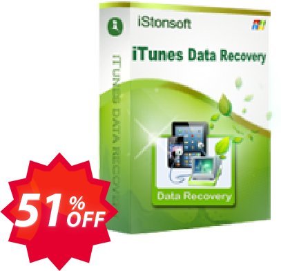 iStonsoft iTunes Data Recovery Coupon code 51% discount 