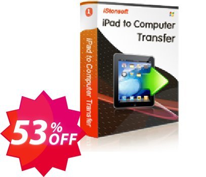 iStonsoft iPad to Computer Transfer Coupon code 53% discount 