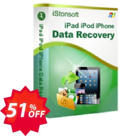 iStonsoft iPad/iPhone/iPod Data Recovery Coupon code 51% discount 