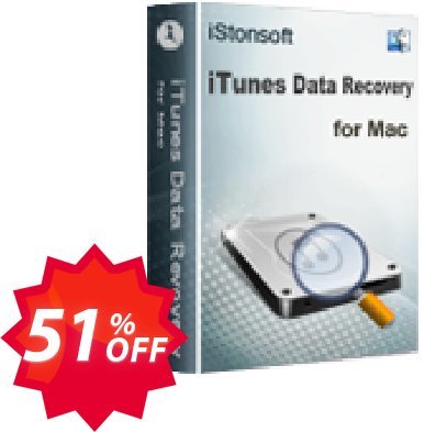 iStonsoft iTunes Data Recovery for MAC Coupon code 51% discount 