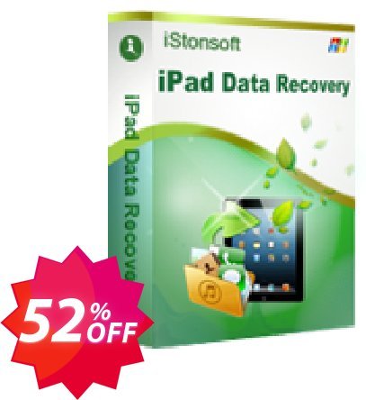 iStonsoft iPad Data Recovery Coupon code 52% discount 