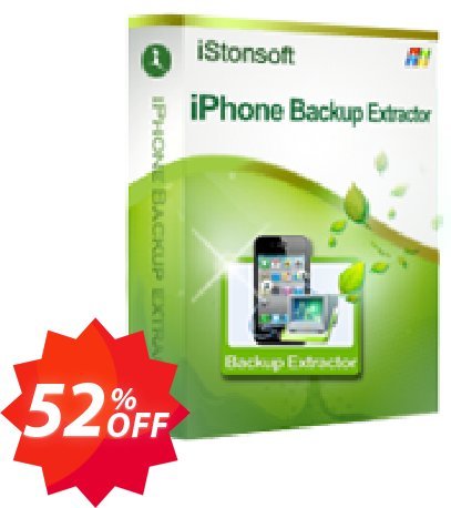 iStonsoft iPhone Backup Extractor Coupon code 52% discount 