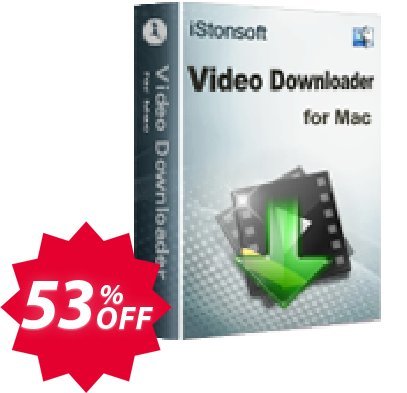 iStonsoft Video Downloader for MAC Coupon code 53% discount 