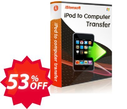 iStonsoft iPod to Computer Transfer Coupon code 53% discount 