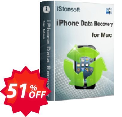 iStonsoft iPhone Data Recovery for MAC Coupon code 51% discount 