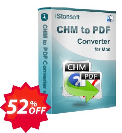 iStonsoft CHM to PDF Converter for MAC Coupon code 52% discount 