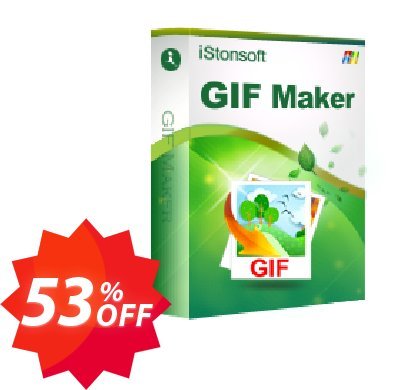 iStonsoft GIF Maker Coupon code 53% discount 