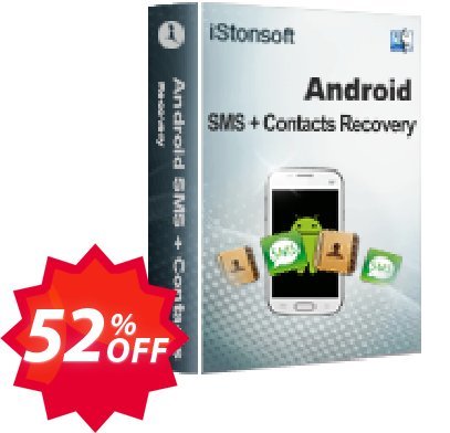 iStonsoft Android SMS+Contacts Recovery, MAC Version  Coupon code 52% discount 