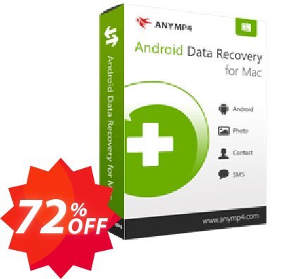 AnyMP4 Android Data Recovery for MAC Coupon code 72% discount 
