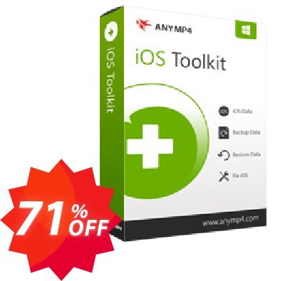 AnyMP4 iPhone Data Recovery + 6 Devices Coupon code 71% discount 