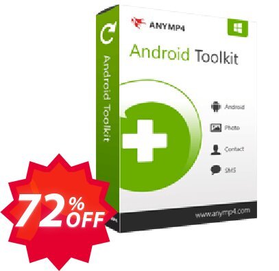 AnyMP4 Broken Android Data Recovery Coupon code 72% discount 