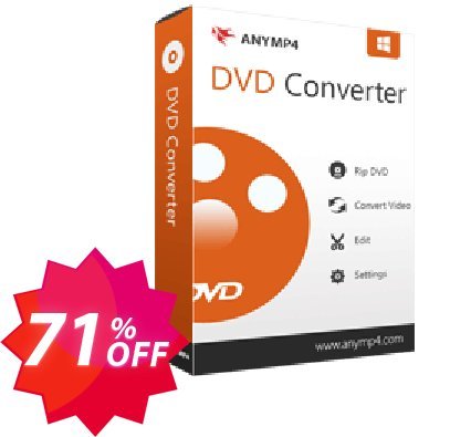 AnyMP4 DVD Converter Coupon code 71% discount 