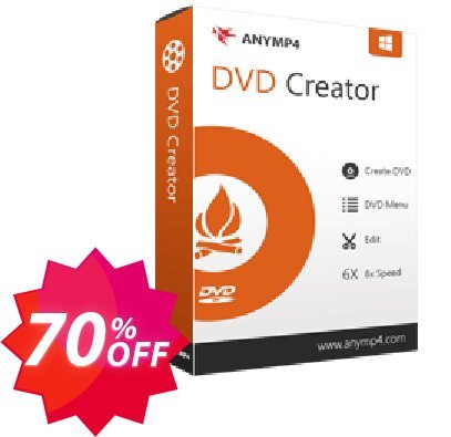 AnyMP4 DVD Toolkit Lifetime Coupon code 70% discount 