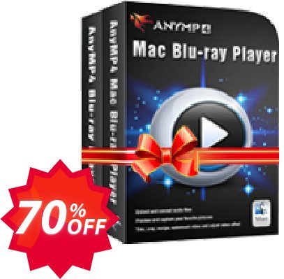 AnyMP4 Blu-ray Player Suite Coupon code 70% discount 