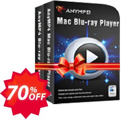 AnyMP4 Blu-ray Player Suite Coupon code 70% discount 