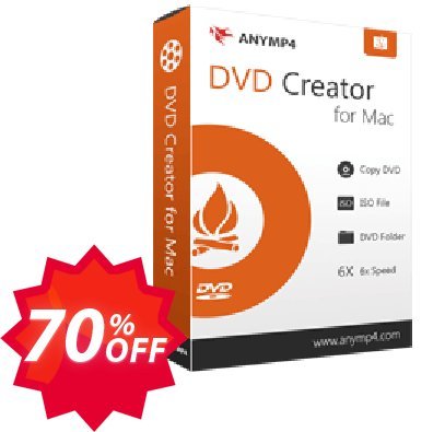 AnyMP4 DVD Toolkit for MAC Coupon code 70% discount 