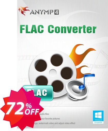 AnyMP4 FLAC Converter Lifetime Plan Coupon code 72% discount 