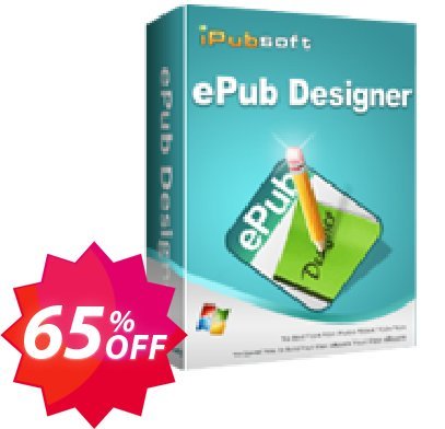 iPubsoft ePub Designer Coupon code 65% discount 