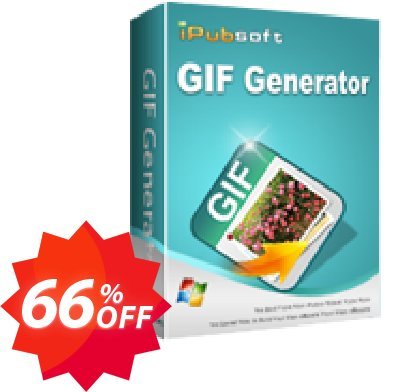 iPubsoft GIF Generator Coupon code 66% discount 