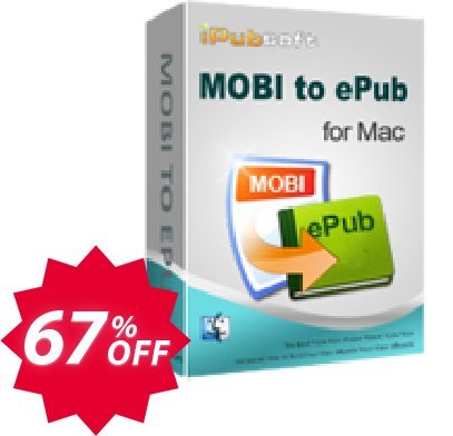 iPubsoft MOBI to ePub Converter for MAC Coupon code 67% discount 