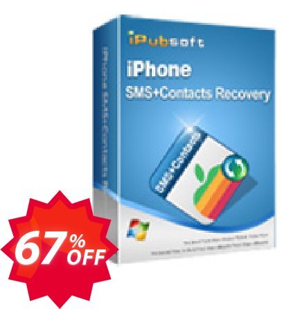 iPubsoft iPhone SMS+Contacts Recovery Coupon code 67% discount 