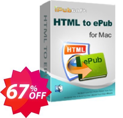 iPubsoft HTML to ePub Converter for MAC Coupon code 67% discount 