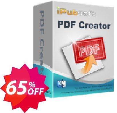 iPubsoft  PDF Creator for MAC Coupon code 65% discount 