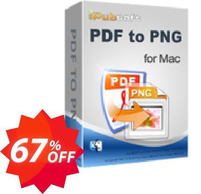 iPubsoft PDF to PNG Converter for MAC Coupon code 67% discount 
