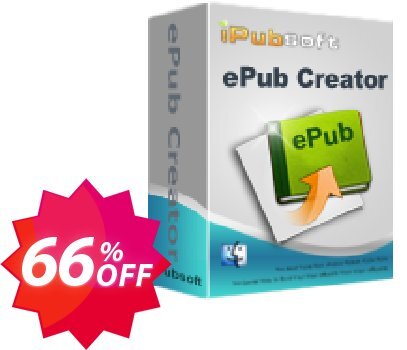 iPubsoft ePub Creator for MAC Coupon code 66% discount 