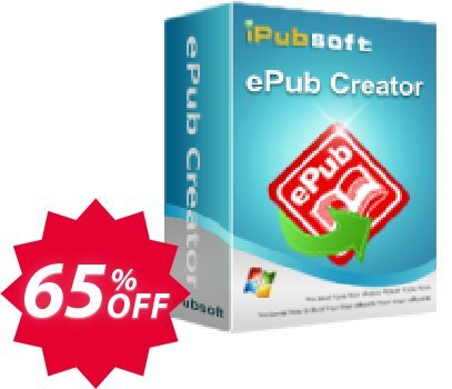 iPubsoft ePub Creator for WINDOWS Coupon code 65% discount 