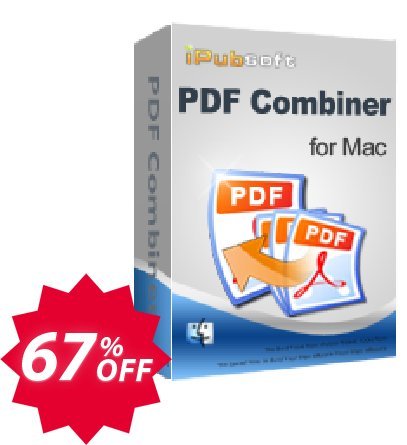 iPubsoft PDF Combiner for MAC Coupon code 67% discount 