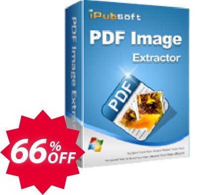 iPubsoft PDF Image Extractor Coupon code 66% discount 