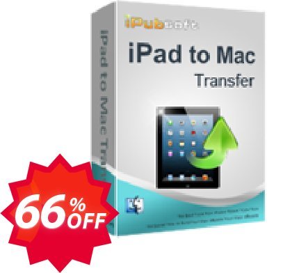 iPubsoft iPad to MAC Transfer Coupon code 66% discount 