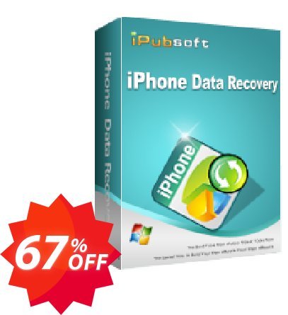 iPubsoft iPhone Data Recovery Coupon code 67% discount 