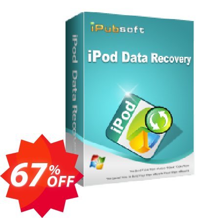 iPubsoft iPod Data Recovery Coupon code 67% discount 