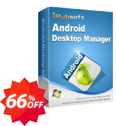 iPubsoft Android Desktop Manager Coupon code 66% discount 