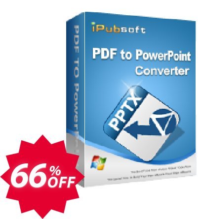 iPubsoft PDF to PowerPoint Converter Coupon code 66% discount 