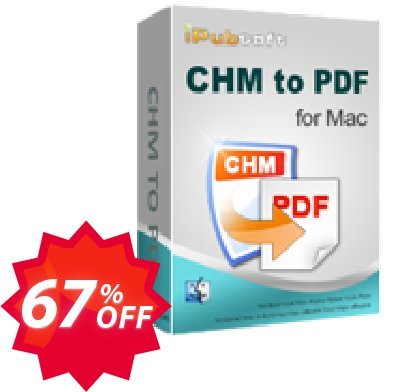 iPubsoft CHM to PDF Converter for MAC Coupon code 67% discount 