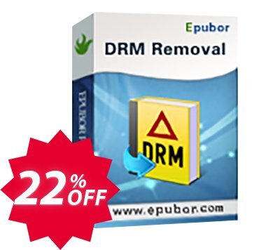 Epubor All DRM Removal Lifetime Coupon code 22% discount 