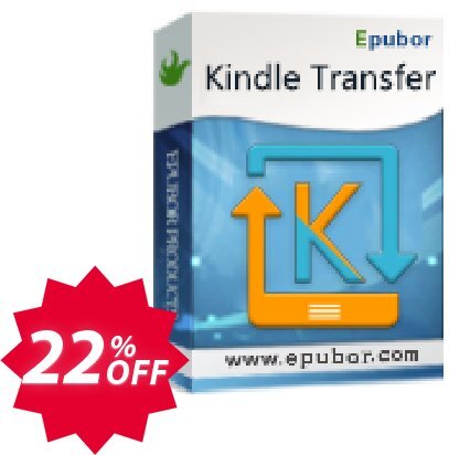 Epubor Kindle Transfer Lifetime Coupon code 22% discount 