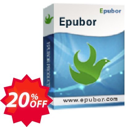 Epubor for WINDOWS Family Plan Coupon code 20% discount 