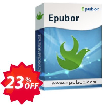 Epubor for WINDOWS Coupon code 23% discount 
