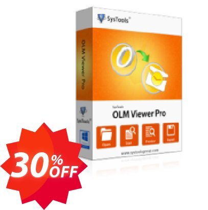 SysTools OLM Viewer Pro - 10 Users Coupon code 30% discount 