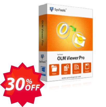 SysTools OLM Viewer Pro - 10 Users Coupon code 30% discount 