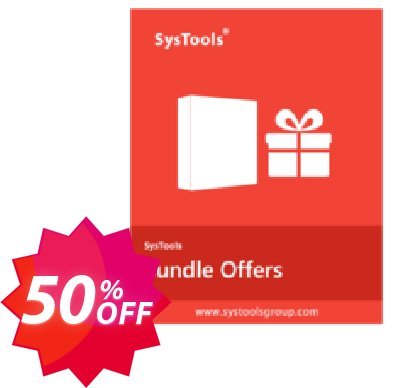 Bundle Offer - Systools Exchange Recovery + OST Recovery + Outlook Recovery Coupon code 50% discount 