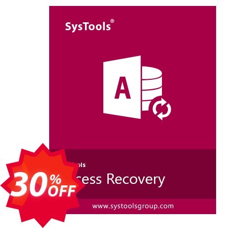 SysTools Access Recovery Coupon code 30% discount 