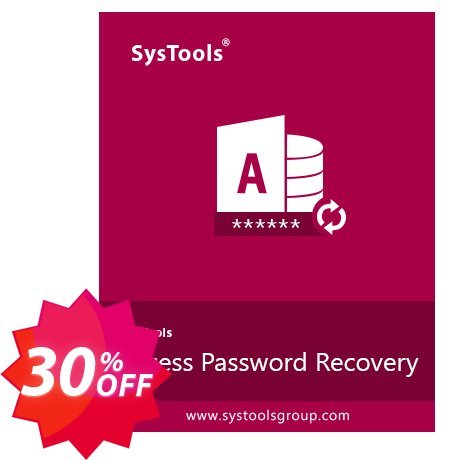 SysTools Access Password Recovery, Business  Coupon code 30% discount 