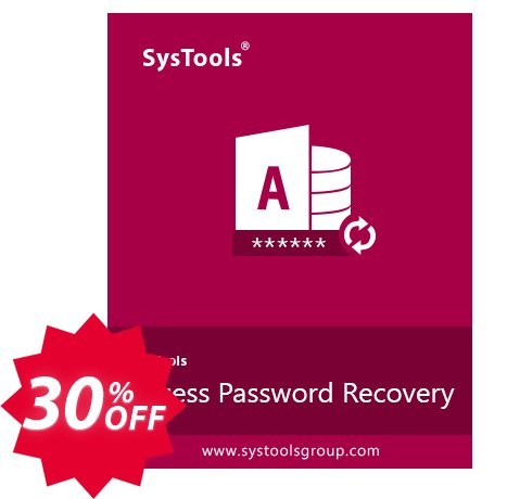 SysTools Access Password Recovery, Enterprise  Coupon code 30% discount 