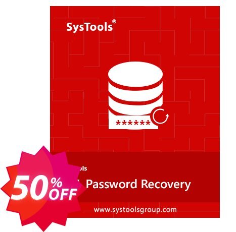 SysTools  SQL Password Recovery Coupon code 50% discount 