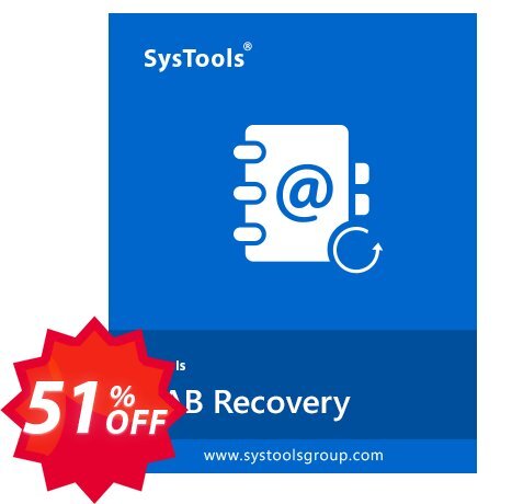 SysTools WAB Recovery Coupon code 51% discount 